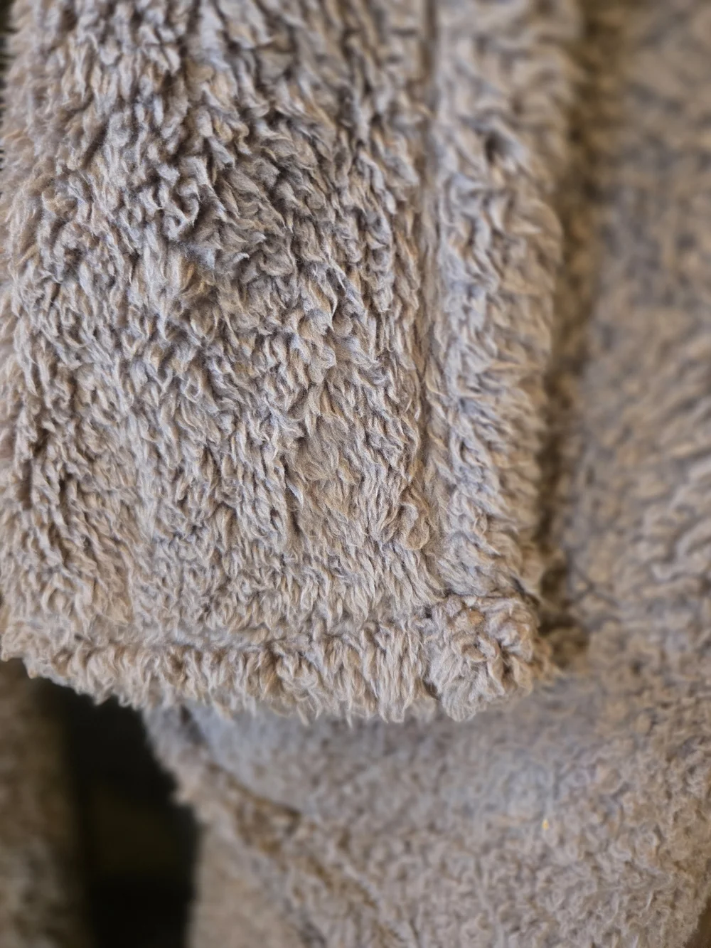 Plush Sherpa Blanket Throw - Brown 72 X 62